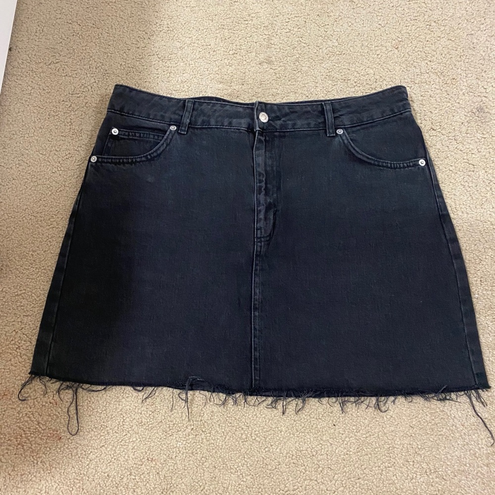 Topshop skirt denim black